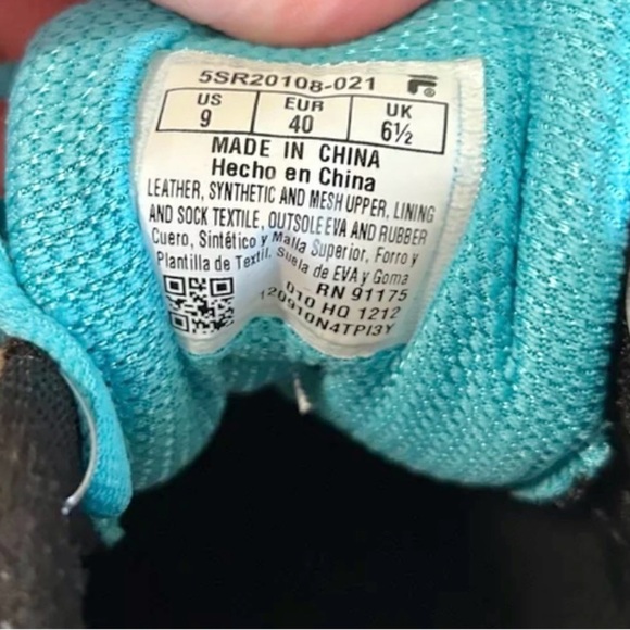 New Running Shoes Fila woman’s size 9 cool max - Picture 6 of 6